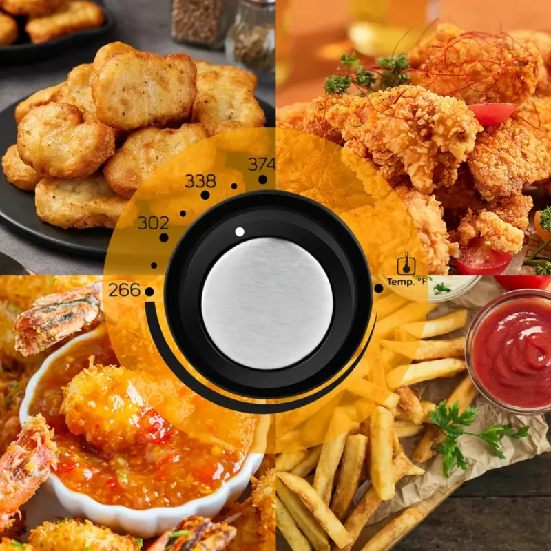 [Leve 2 Pague 1] Fritadeira Elétrica Fritto 1500w com Cesto em Aço Inoxidável + BRINDE: Porta Tempero Vertical 16 Potes